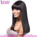 7A Unprocessed silky straight wholesale 100% human virgin brazilian hair full lace wig